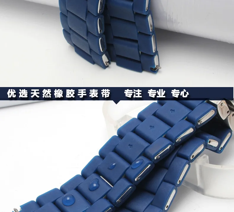 Подходит для Citizen blue sky make watch с силиконовым ремешком AT8020-54L/03L синий ремешок бабочка пряжка мужской 23 мм резиновый ремешок