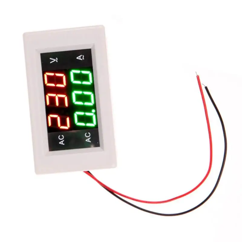 DC 0-300V Automobiles Voltmeter 20A Ammeter Car LCD Digital Dual Display Monitor Voltage Current Meter Gauge Auto Accessories | Автомобили