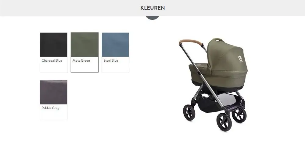 Голландский высокий пейзаж easywalker Mosey+ коляска Международная Высококачественная детская коляска амортизация светильник и легко складывается - Цвет: green