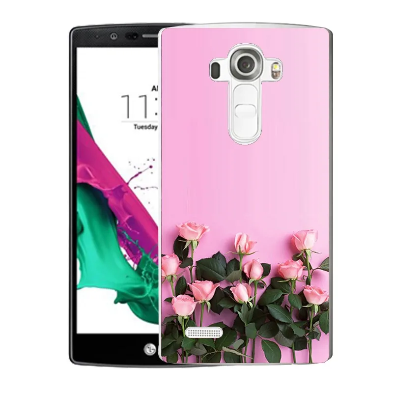 Qmswei ТПУ прозрачный чехол для телефона LG K3 K4 K5 K8 Флора Луна лес морской рыбы олень с