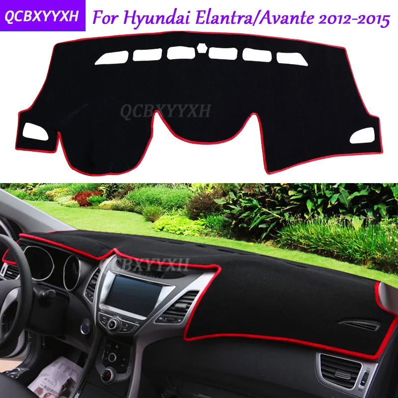 Коврик для приборной панели Hyundai Elantra Avante 2012 2015|accessories accessories|accessories interioraccessories for car |