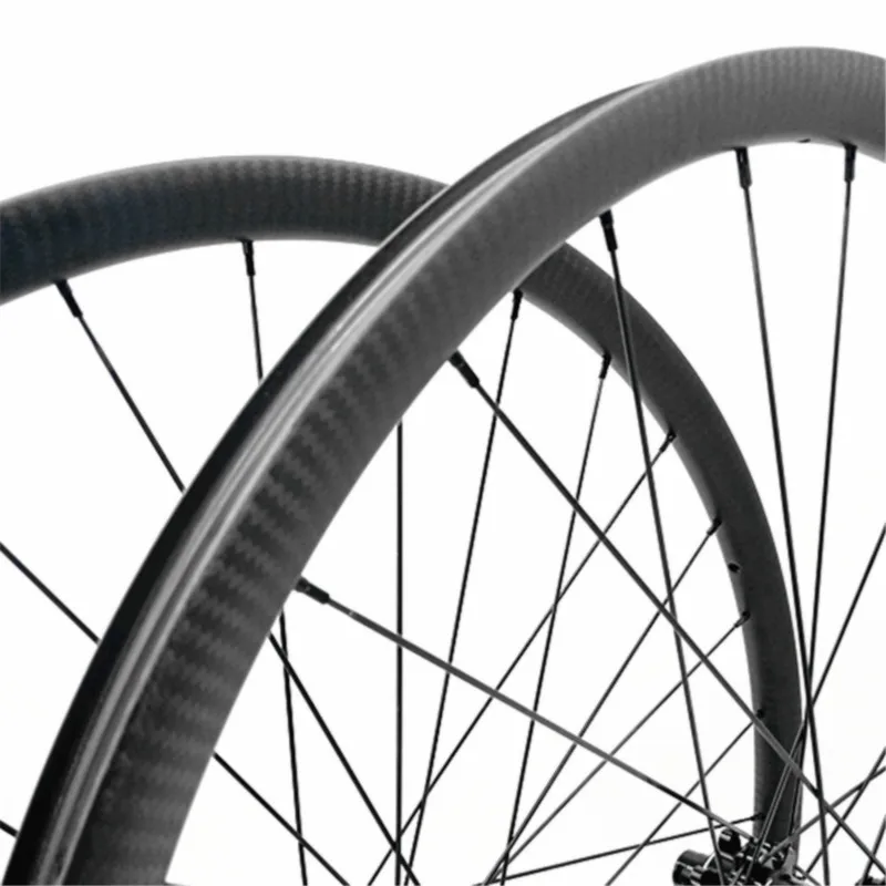 27,5 er Углеродные mtb дисковые колеса велосипедный дисковый тормоз, колесная пара, прямая тяга powerway M42 бескамерные 27x25 мм дисковые велосипедные колеса