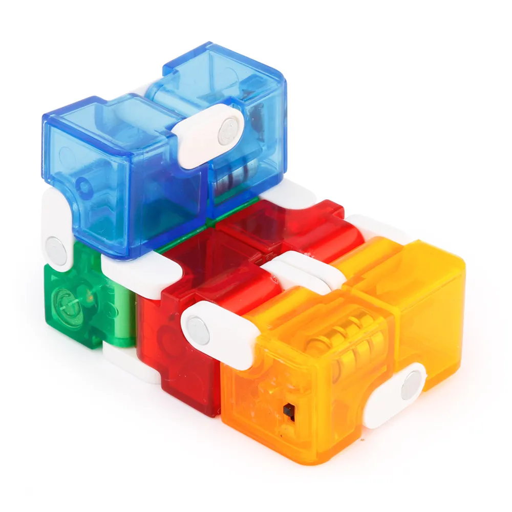 Светодио дный Бесконечность Cube для снятия стресса Непоседа анти тревоги стресс