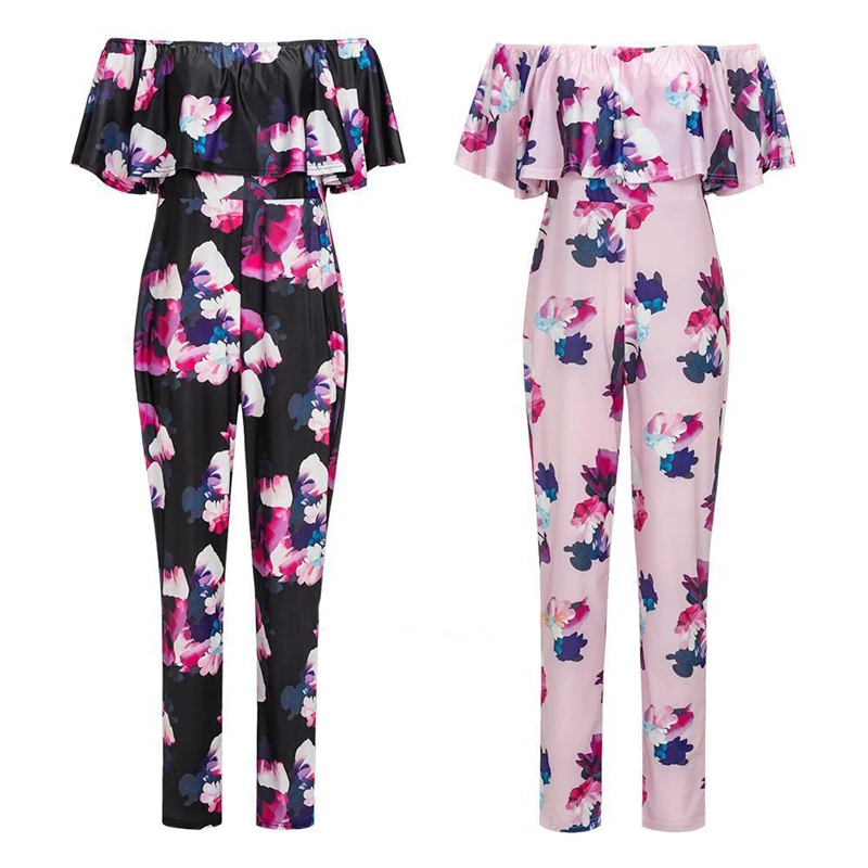 Осень-весна 2017 женский сексуальный Облегающий комбинезон с открытыми плечами и