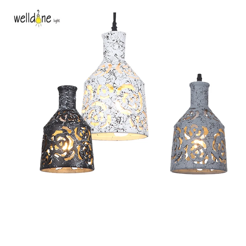 Скандинавский минималистичный Ретро подвесной светильник CeramicVintage лампа для