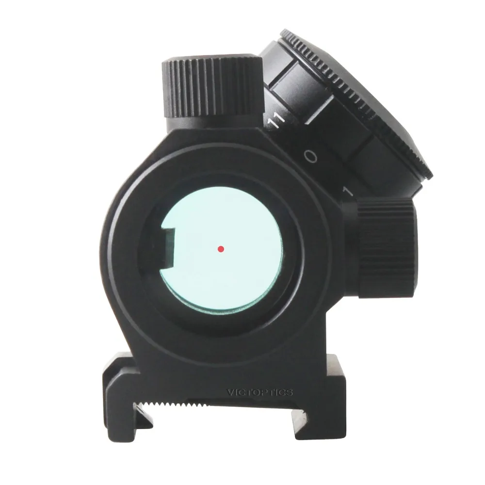 VictOptics 1x22 охотничий прицел с красной точкой Коллиматор для охоты AR15 .223 5 56 мм