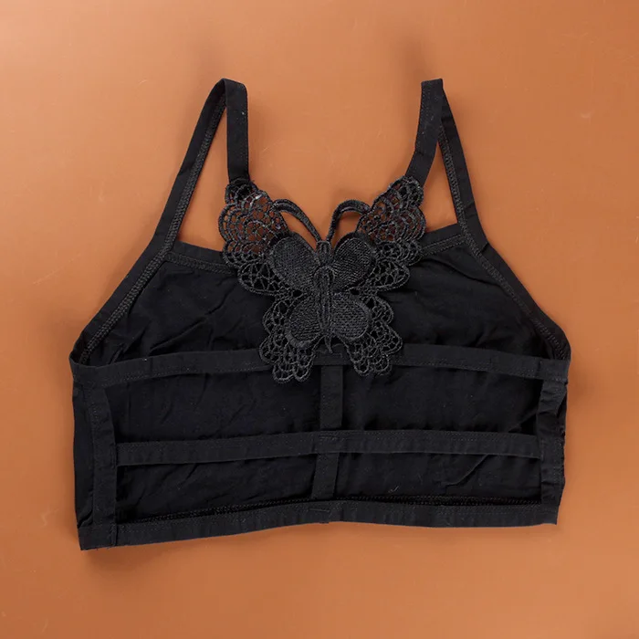 Soft Cotton Cute Bra for Young Girls Kid Underwear Training Puberty Bras Teen Tops | Мать и ребенок
