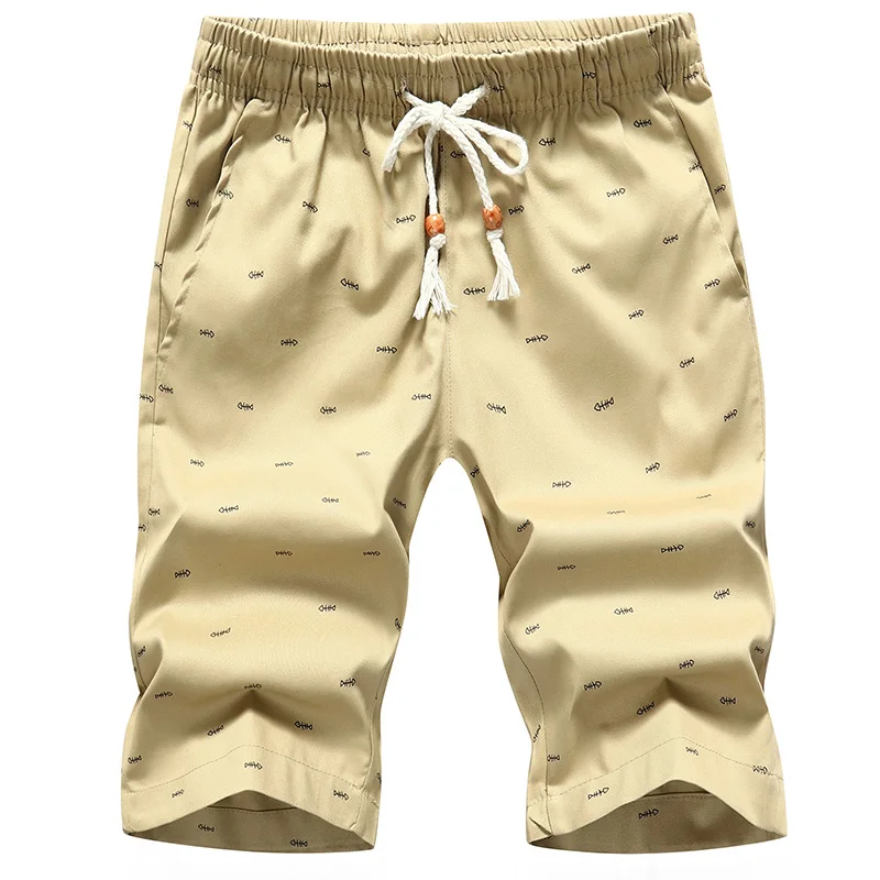 K88-khaki SD фирменные мужские пляжные шорты с эластичной резинкой на талии, быстросохнущие повседневные шорты, мужская верхняя одежда, мужские шорты размера плюс S-5XL 70 - Цвет: K88-khaki