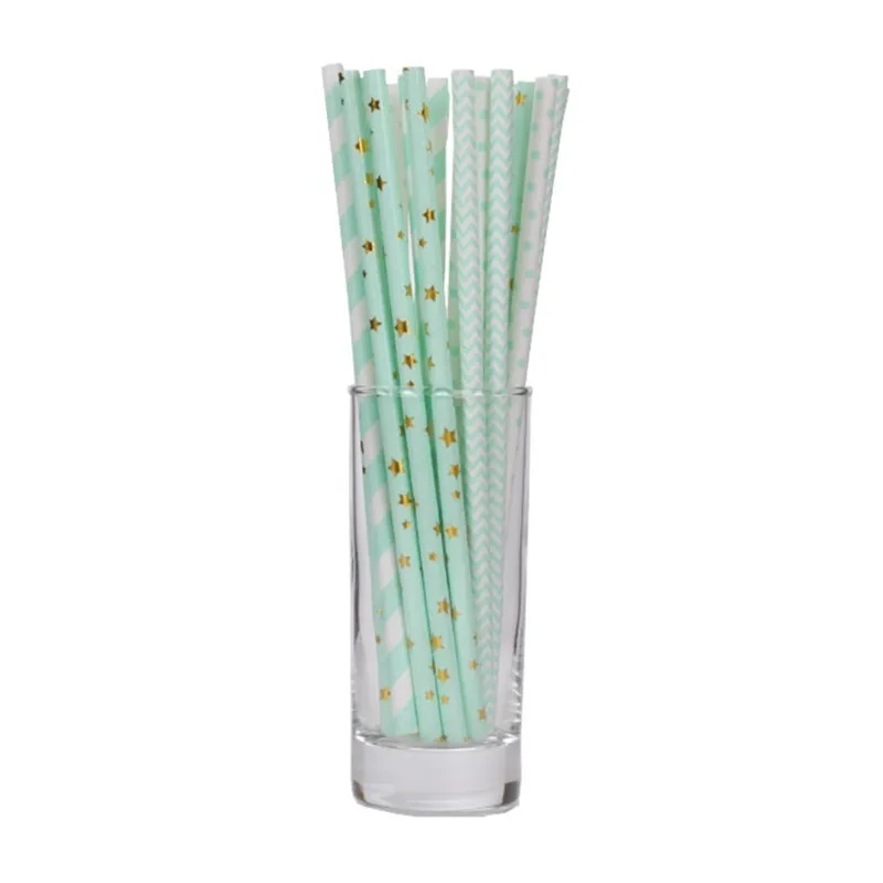 25 шт./лот смешивать с цветными вставками в полоску для дня рождения на День