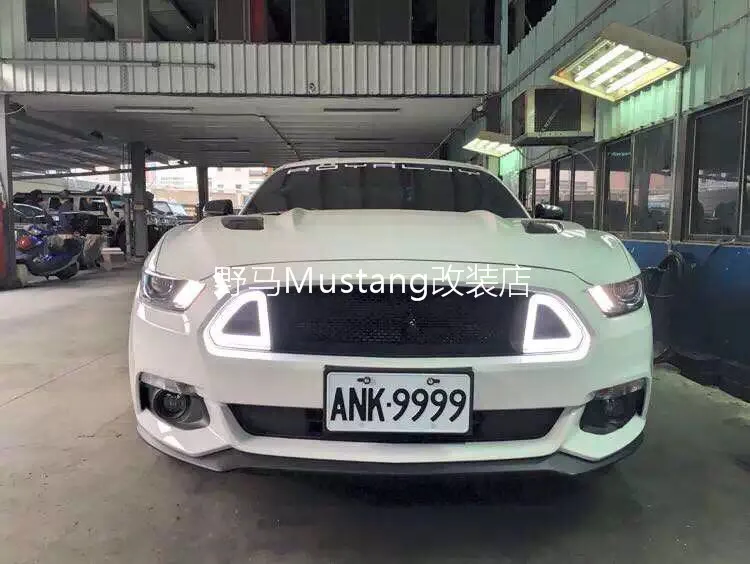 Передняя Автомобильная решетка для автомобиля FORD MUSTANG 2015 2016 светодиодная