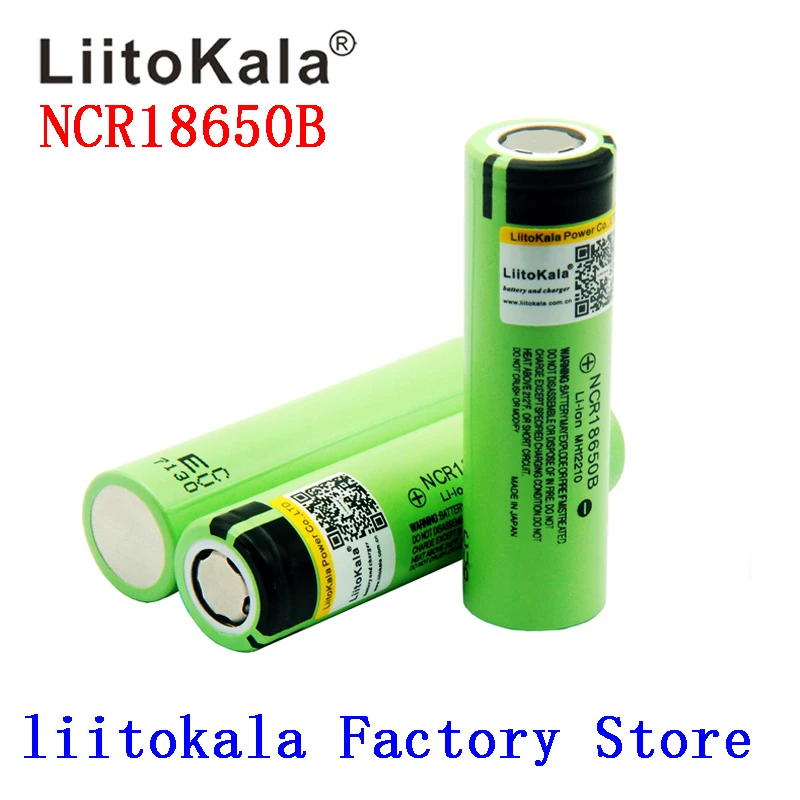 Liitokala 18650 3400 mah 3300mah аккумулятор NCR18650B перезаряжаемый 3,7 V литий-ионный аккумулятор