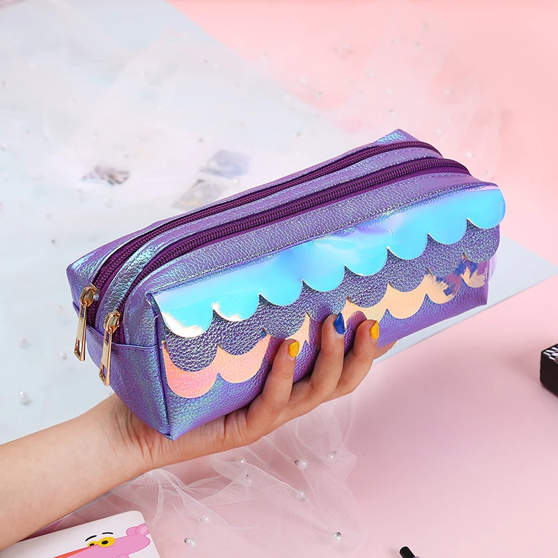 PU kawaii большой емкости кисточкой весы Ручка Сумка студент школа офис поставки