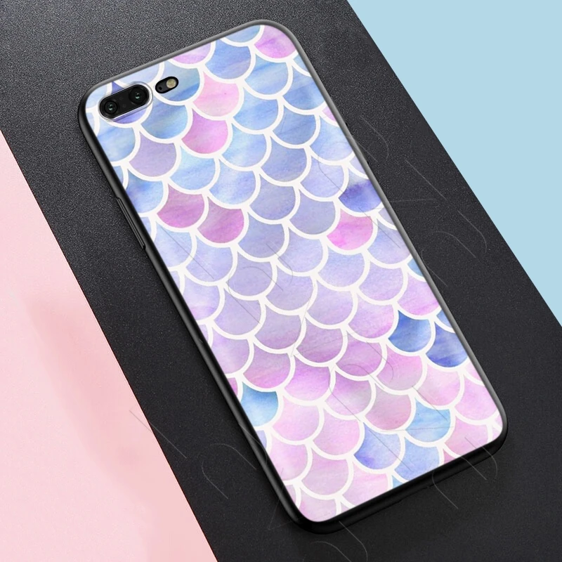 Lavaza Shell Mermaid Tail Scale Case for iPhone 11 Pro XS Max XR X 8 7 6 6S Plus 5 5s se |