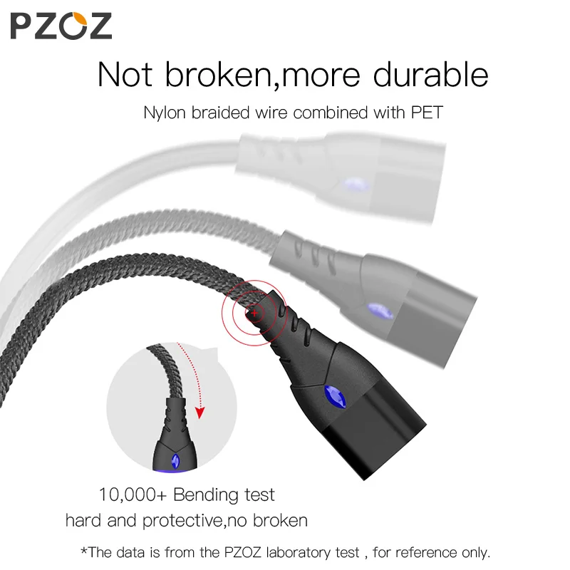 PZOZ микро USB C Магнитный кабель 5А супер быстрая зарядка телефона тип-c магнитное зарядное устройство Microusb для iPhone samsung Galaxy S10 huawei