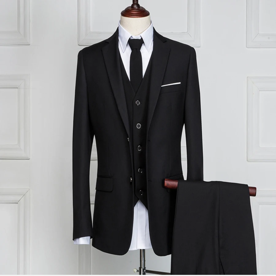 Мужской деловой костюм на заказ приталенный классический блейзер пиджак и брюки
