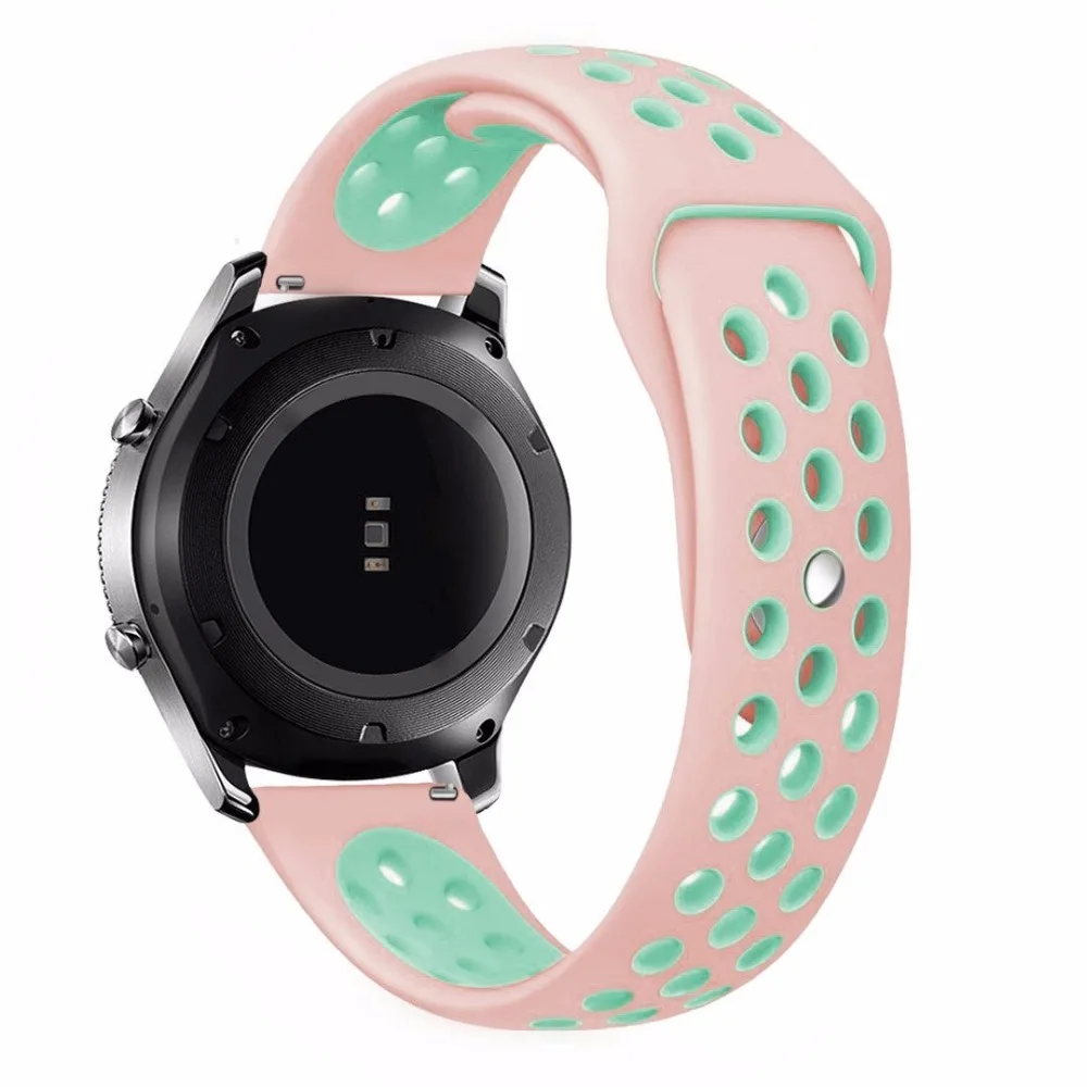 22 мм 20 мм спортивный ремешок для samsung galaxy Watch 46 мм 42 мм gear S3 Frontier классический ремешок huami amazfit bip huawei GT 2