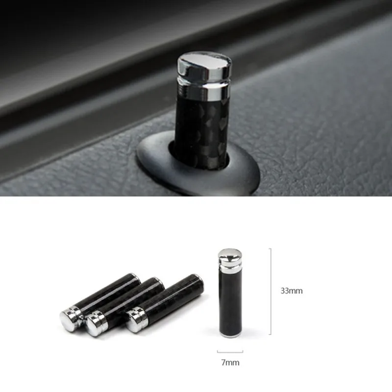 4 шт. автомобильные наклейки из углеродного волокна модифицированные дверные