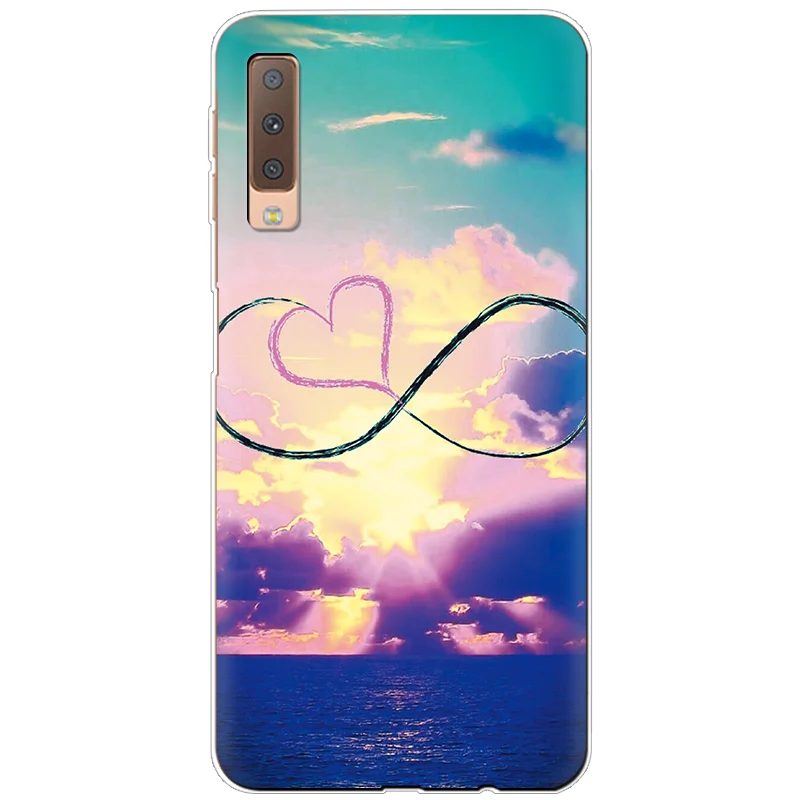 aixin8 Милый чехол Love для samsung Galaxy A7 чехол задняя крышка 6," силиконовый цветной чехол для samsung A750 A750F чехол s Роскошные Чехлы - Цвет: aixin8