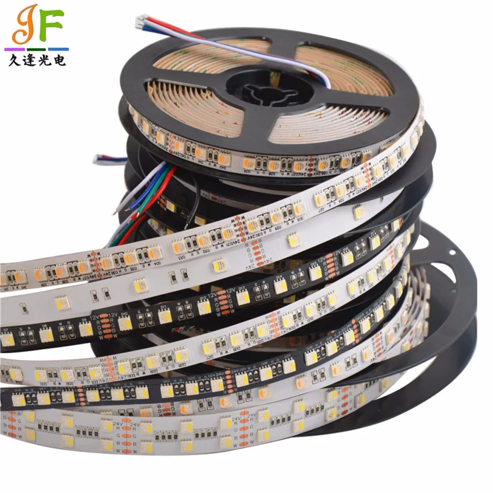 Высокое качество 5 м 4 в 1 RGBW Гибкая СВЕТОДИОДНАЯ лента SMD 5050 RGB + Холодный/теплый