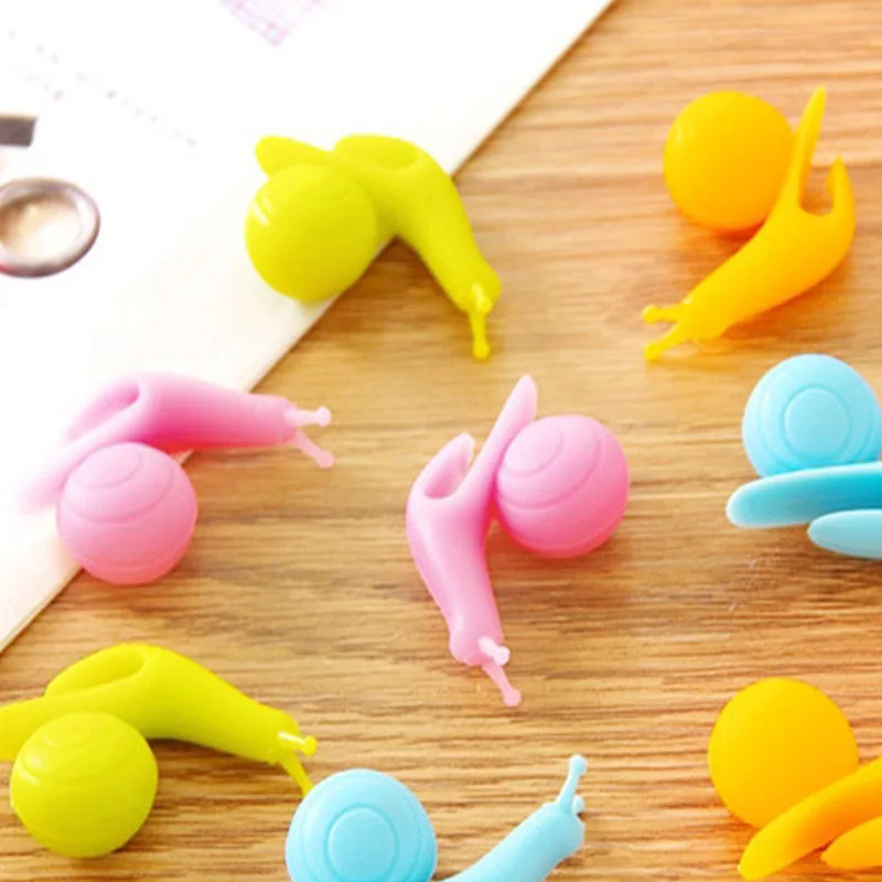 Силиконовый держатель для чайных пакетиков в виде улитки 6 шт./лот|gift gifts|gift cutegift