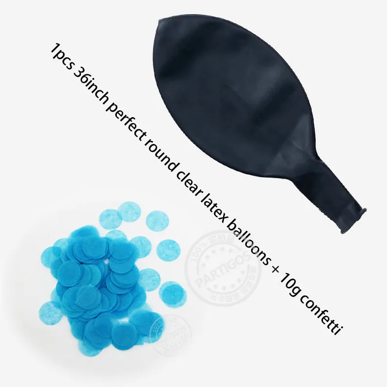 1 шт. Круглый латексный шар с конфетти 36 дюймов|air supply|decoration suppliesair balloons |