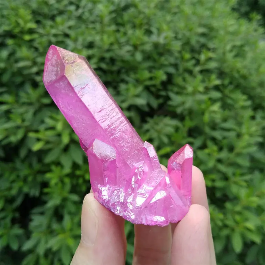 Кристаллический кластер Titanium Aura-Радужный кварц кристалл-идеально подходит для