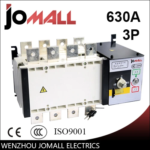 

ПК класса 630amp 220V/ 230V/380V/440V переменного тока 3-полюсный 3 фазовый автоматический переключатель ats