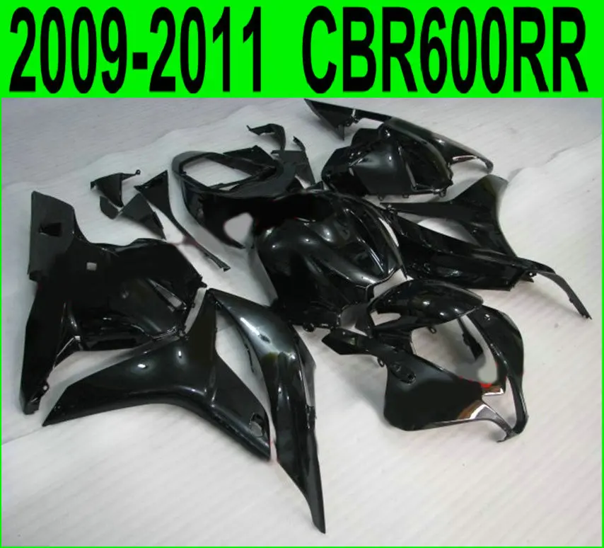 

Для Honda Обтекатели CBR600RR 2009 2010 2011 cbr600 rr 09 10 11 (все черные) Abs обтекатель комплект SZ12
