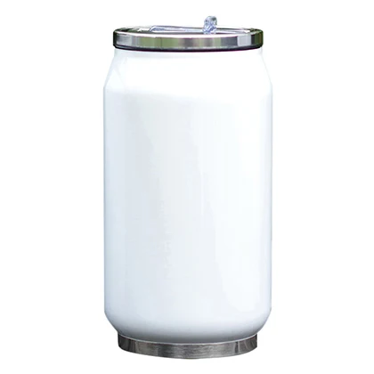 all white no print MAYREY двухслойная чашка для воды в форме колы с акварельные Птицы Печать из нержавеющей стали Вакуумная Герметичная Бутылка герметичная - Цвет: all white no print