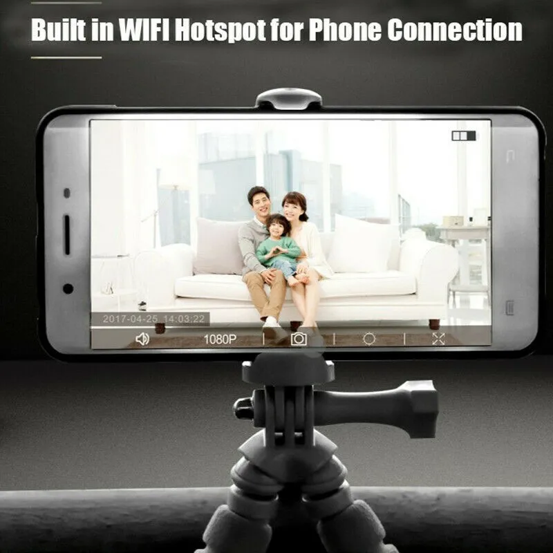 Беспроводная инфракрасная камера ночного видения Camsoy Mini с Wi-Fi 1080P HD IP детектор