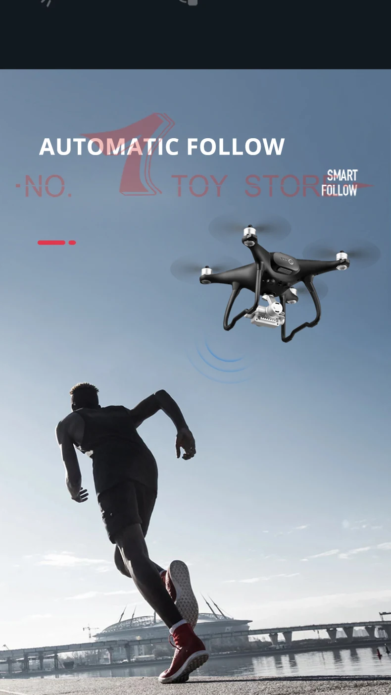 Профессиональный бесщеточный Дрон с Gimbal 4K HD камера 5G wifi FPV Doul gps Follow Me Квадрокоптер 23 Mins Flight RC вертолет игрушка