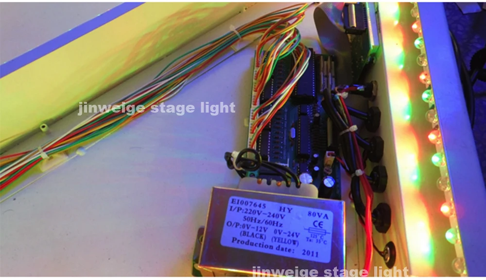 1 м * 10 мм 432 шт. светодиодов RGB танцпол IP65 водонепроницаемый ночной для события