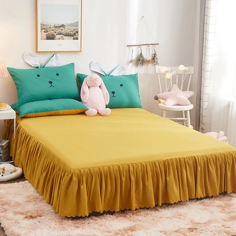 Набор постельных принадлежностей для девочек зеленый желтый фиолетовый розовый