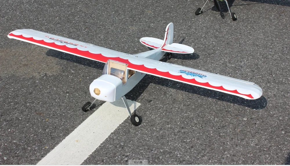 Самолёт с дистанционным управлением 1200 мм модель J3 Cub бесплатная