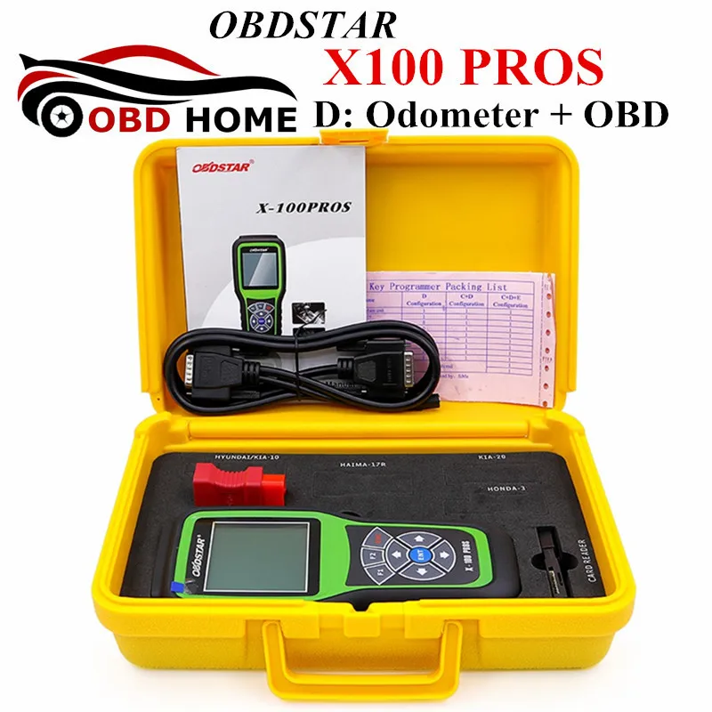 Новое поступление obdstar X 100 плюсы пробег X100 Pro регулировка одометра (D Тип) pro