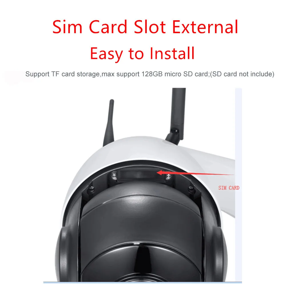 ZILNK 1080P 4G PTZ IP камера Wifi 3g sim-карта купол 22X оптический зум беспроводная камера безопасности аудио ночного видеонаблюдения Видеонаблюдение