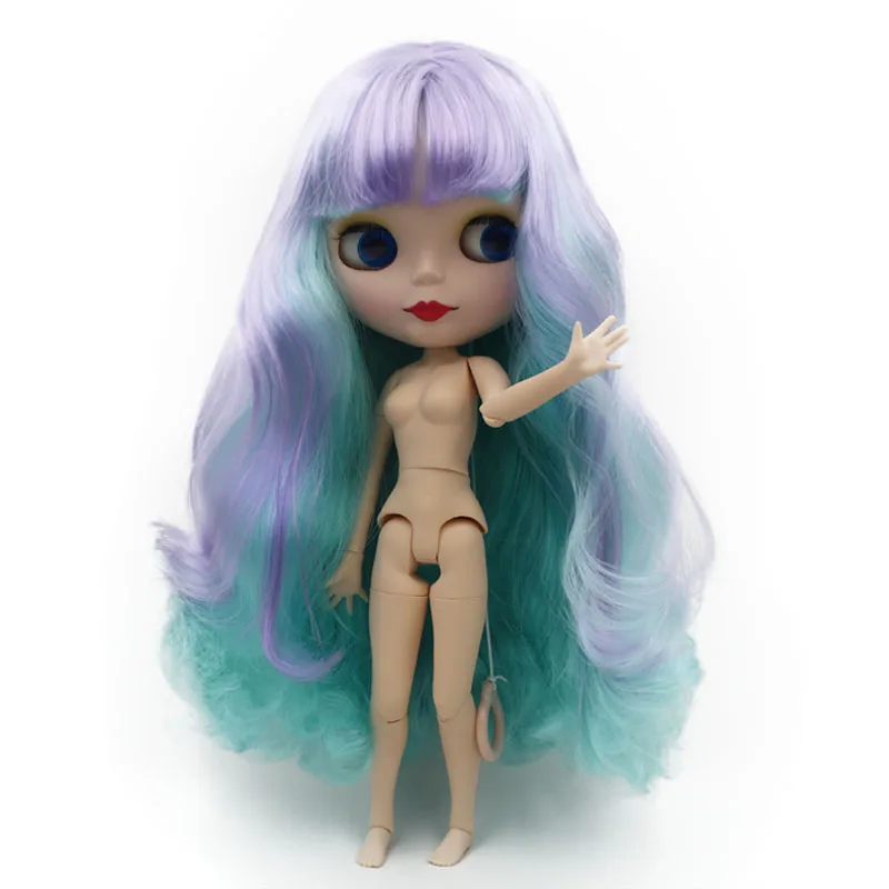 NO.8 Blyth BJD кукла, Blyth кукольные телесного цвета по индивидуальному заказу Кофе куклы может изменить макияж и платье, 12 дюймов мяч шарнирные № 3 - Цвет: NO.8