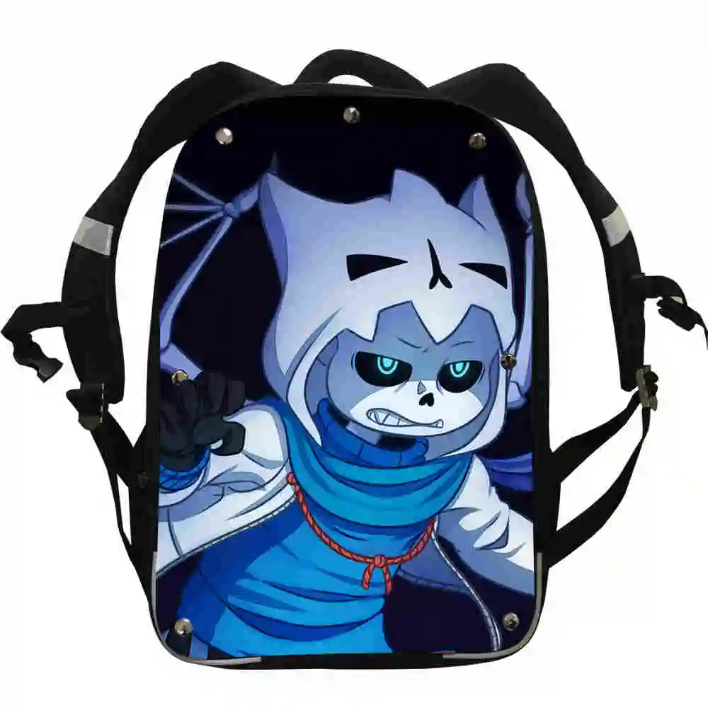Используйте ультра инстинкт Покемон FNAF Sans UT аниме Рюкзаки Обувь для мальчиков Обувь для девочек подростков Школьные ранцы Mochila паек пенал - Цвет: V