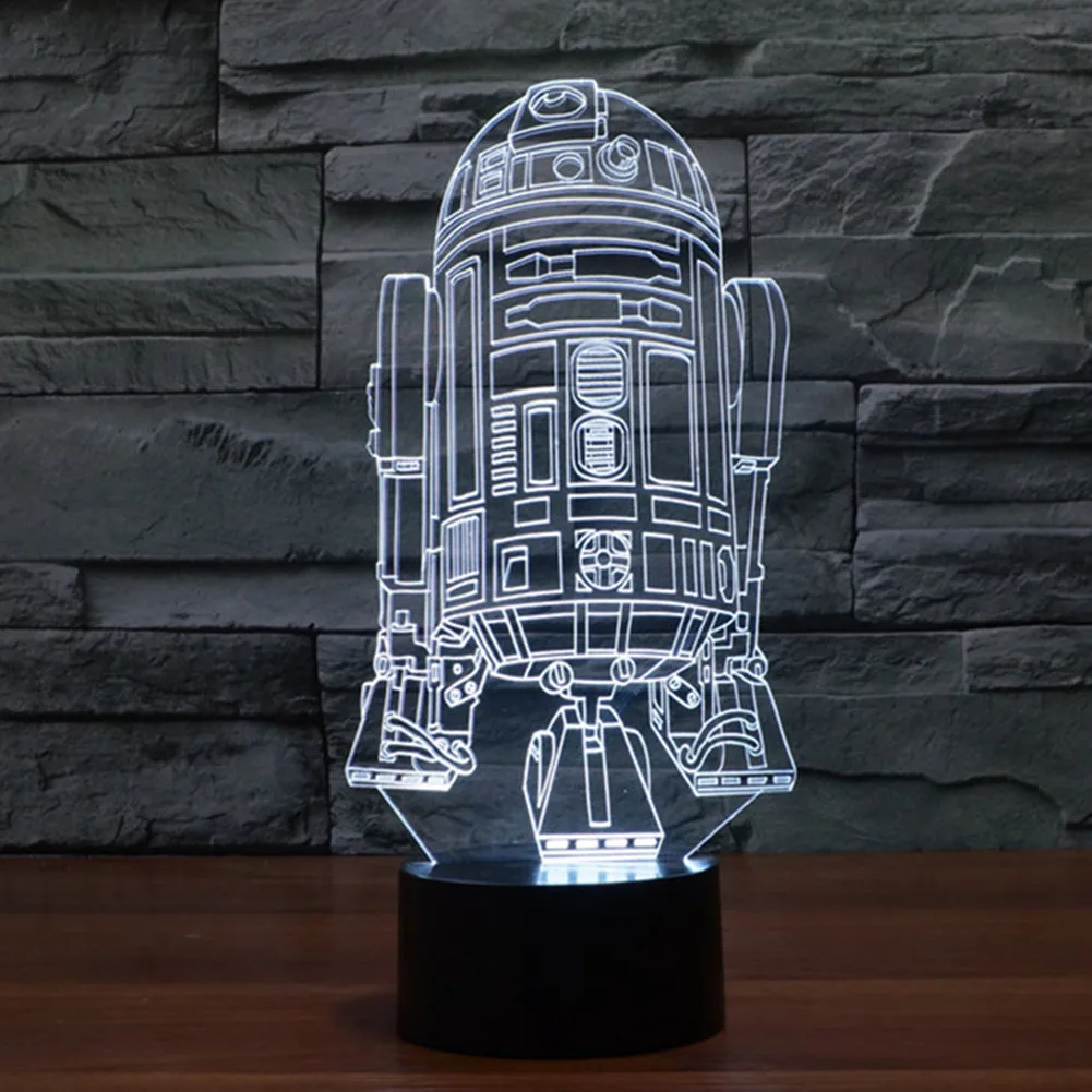 3d-лампа TAMPROAD настольная лампа в виде Соколов Звездные войны ночник настольный