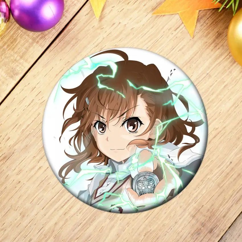 1 шт. аниме Toaru Kagaku no Rail Gun значок косплея мультфильм Misaka Mikoto брошь для рюкзака| |