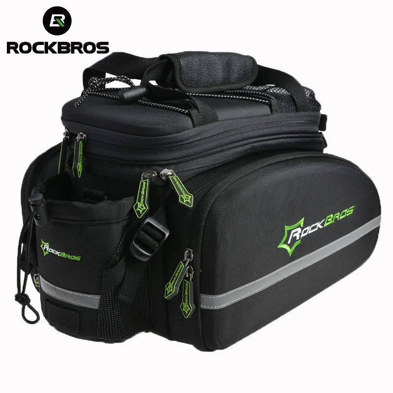 

ROCKBROS Trunk Pannier Package Pack Cycling Bike Rear Saddle Pack Bag Multi-function Bike Bicycle Rear Carrier Bags Rear Pack12L