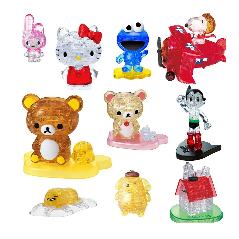 Kidpower головоломка Happy Hour Хрустальная 3D с животными автобус яблоко роза