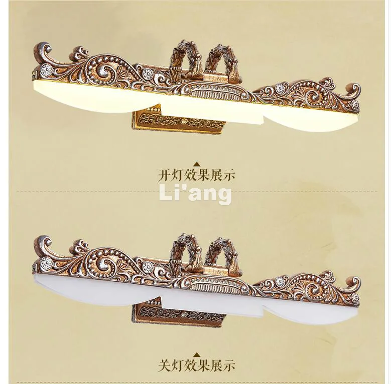 Зеркальная лампа настенное освещение для помещения качели зеркало Европейский