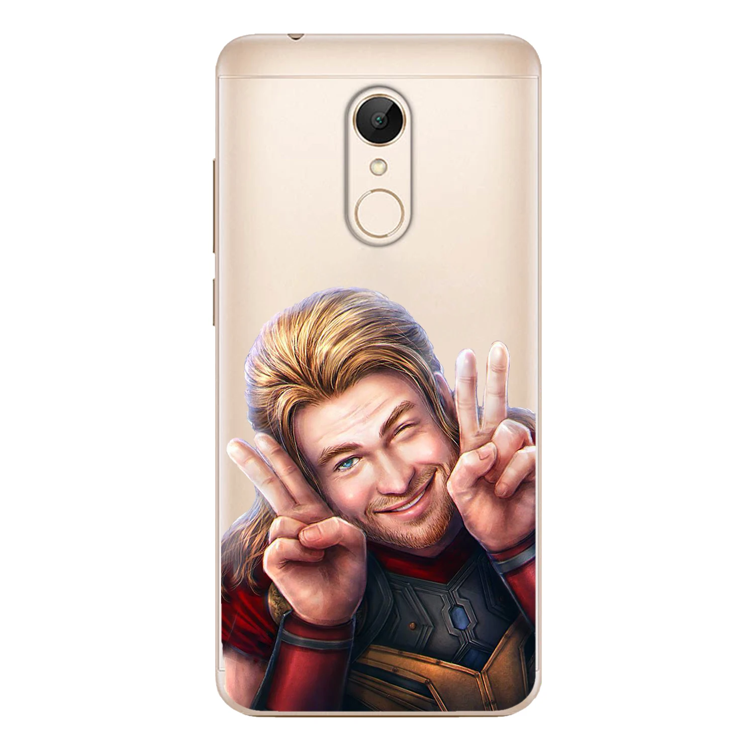 For Xiaomi Redmi 5 Case Cover 5.7&quot Soft TPU Silicone Cool Wonder Woman Spiderman Iron Man Hulk Marvel Hero Painted Phone |