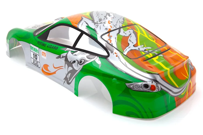 YUKALA RC car shell body for 1/10 Car 024 green 190mm 2pcs/lot | Игрушки и хобби