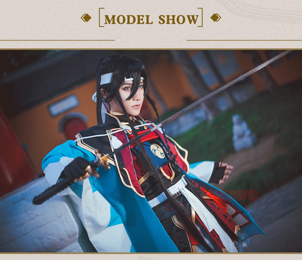 UWOWO izuminoki Kanesada Косплей версия Touken Ranbu онлайн Аниме Костюм Touken Ranbu Косплей izuminoki Kanesada