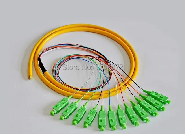 

12 Core SC /APC 1.5M Single Pigtail Fiber Optic Pigtail
