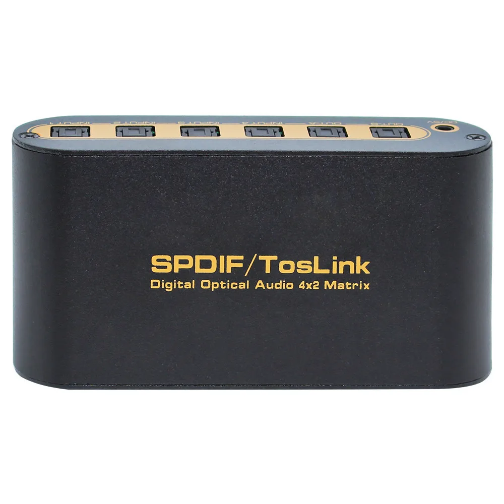 Матрица SPDIF 4x2 матрица Spdif 4*2 4 СПОСОБА РАСПРЕДЕЛЕНИЯ входного сигнала оптического