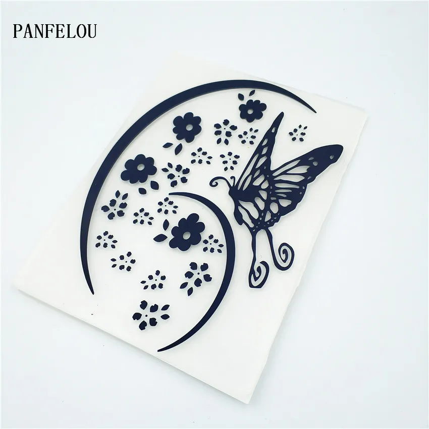 PANFELOU Butterfly Буш папки для тиснения пластика скрапбукинга DIY шаблон помадки торт