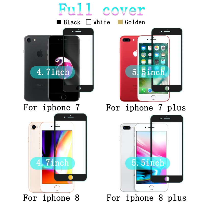 Защитное стекло для apple iphone 8 plus защита экрана 7 aiphone 7plus закаленная протектор